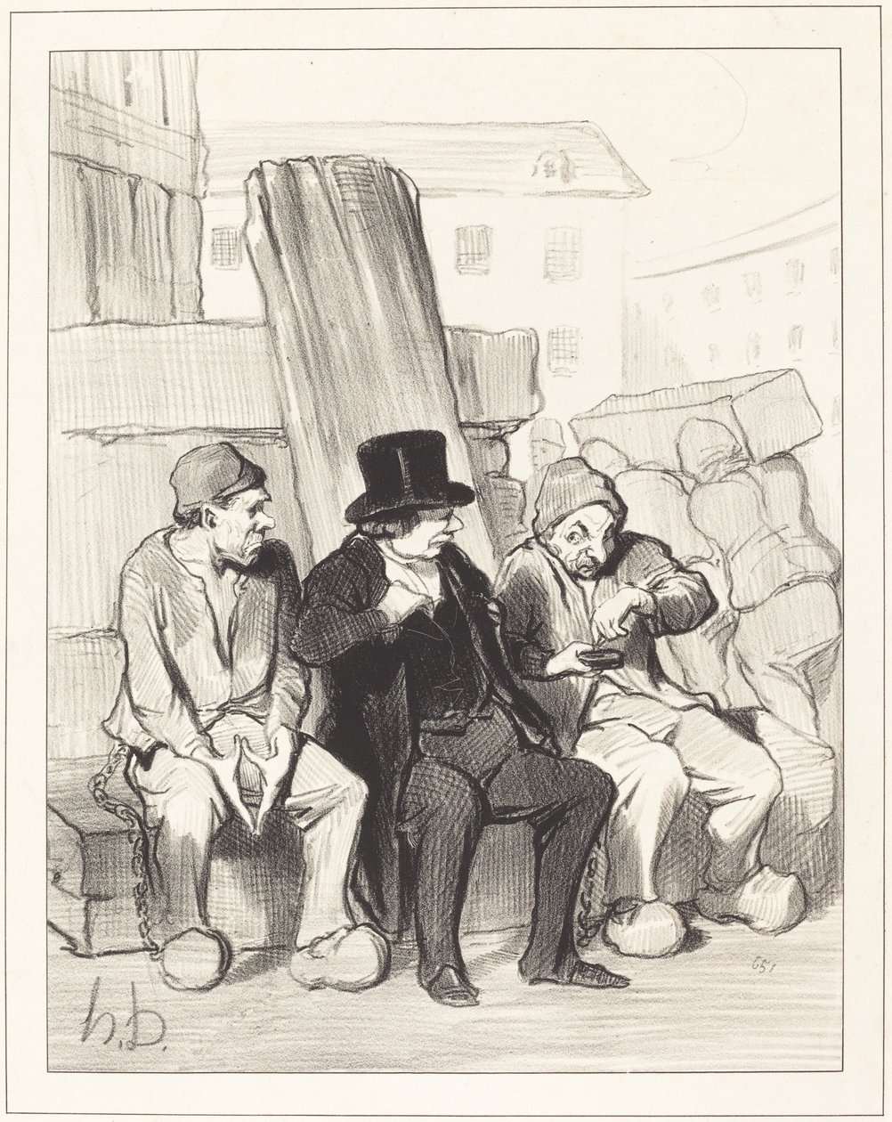 Dus, mijn vriend, op tweeëntwintigjarige leeftijd... door Honoré Daumier