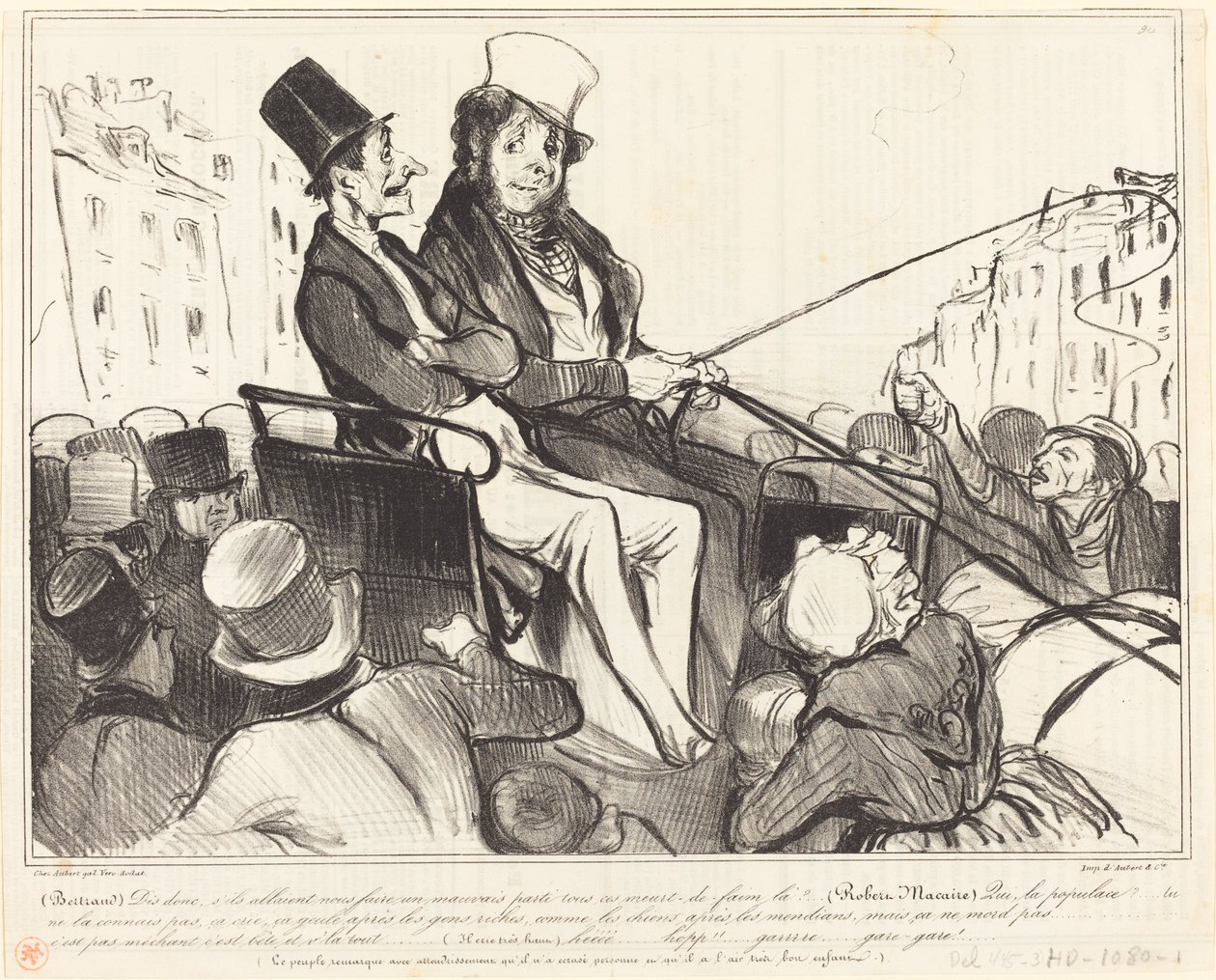 Bertrand, zeg eens, als ze ons zouden... door Honoré Daumier