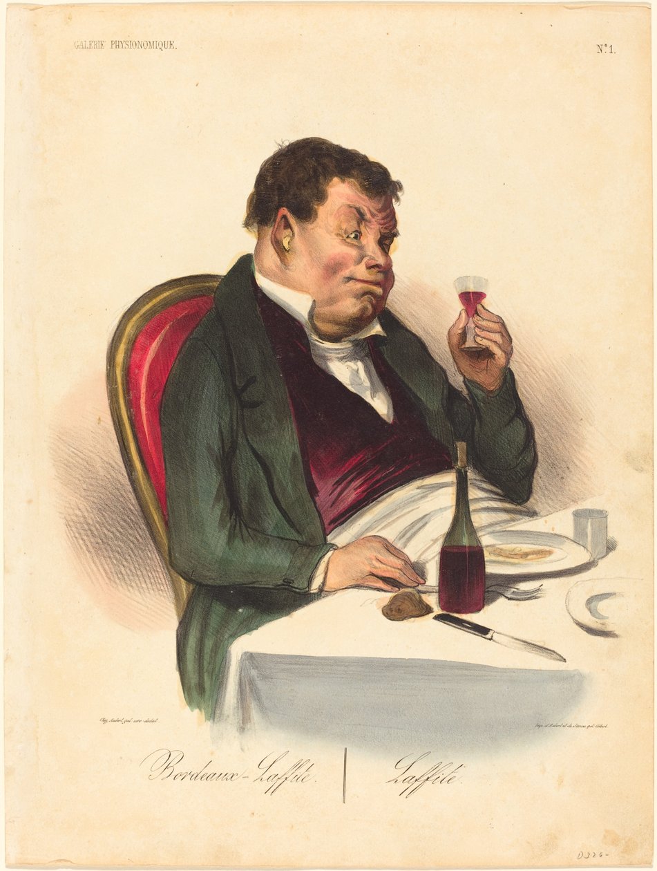 Bordeaux-Laffite door Honoré Daumier
