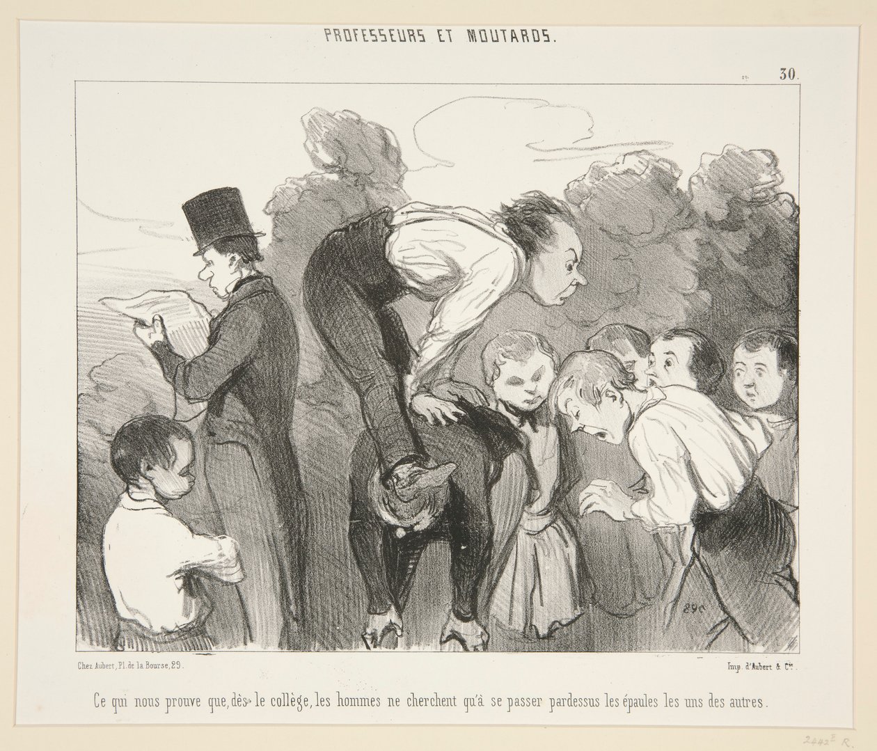 Ce qui nous prouve que, des le college door Honoré Daumier