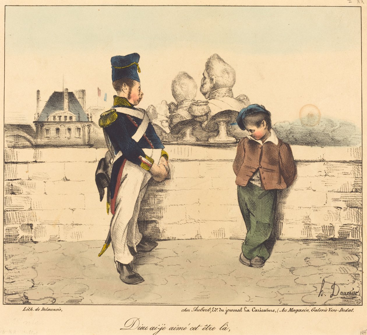 God, heb ik dat wezen liefgehad door Honoré Daumier