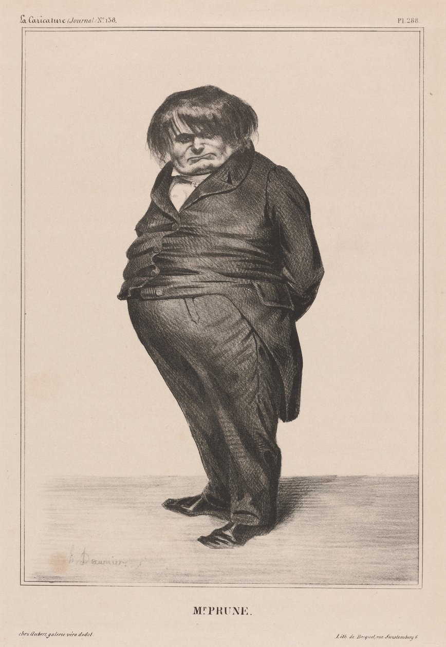 Dokter Prunelle door Honoré Daumier