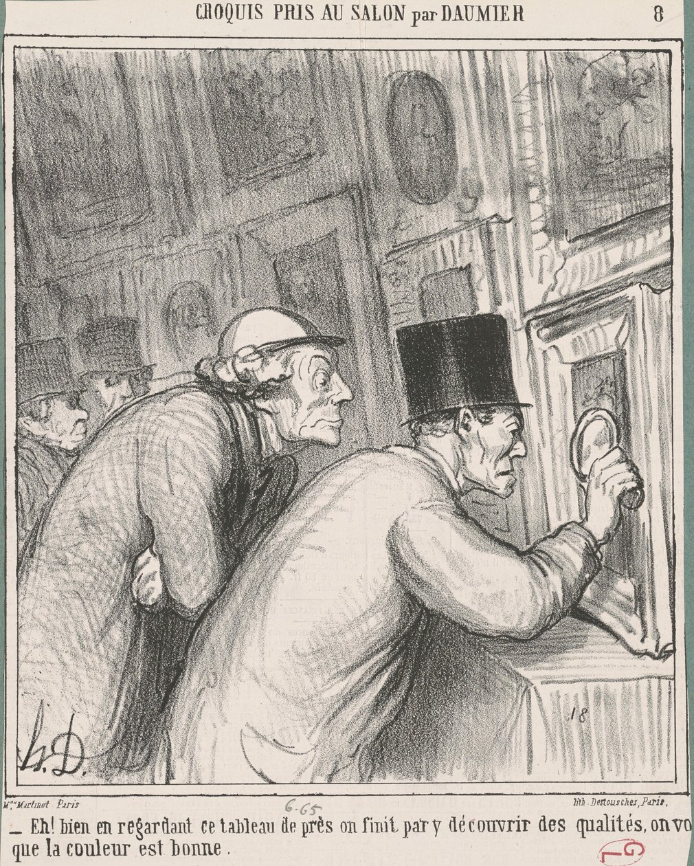 Nou! Kijkend naar dit schilderij door Honoré Daumier