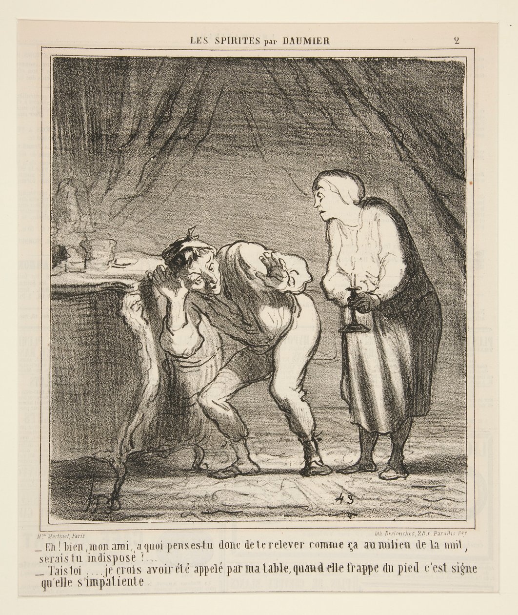 Eh! goed, mijn vriend, waar denk je aan om zo op te staan door Honoré Daumier
