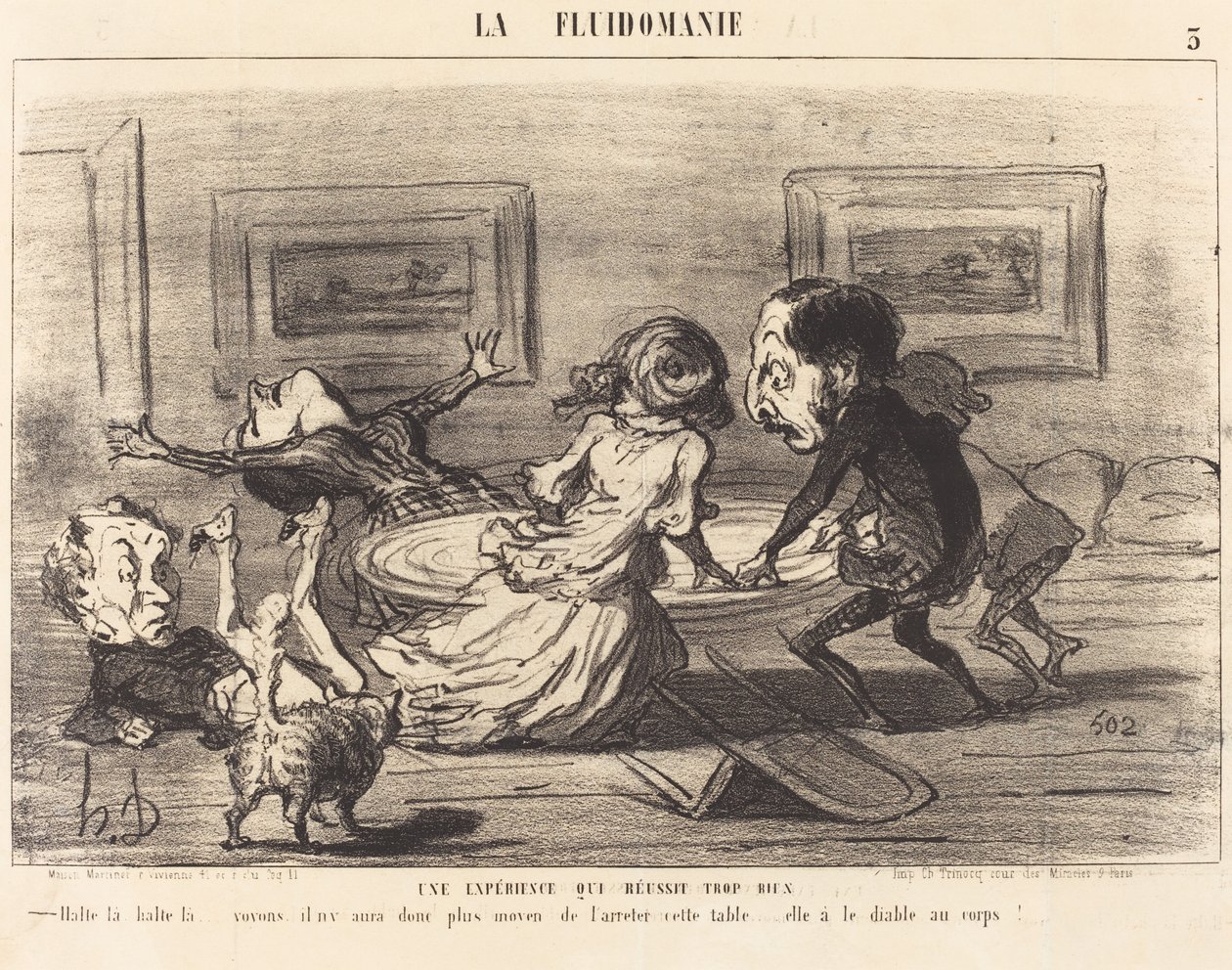 Ervaring die te goed slaagt door Honoré Daumier