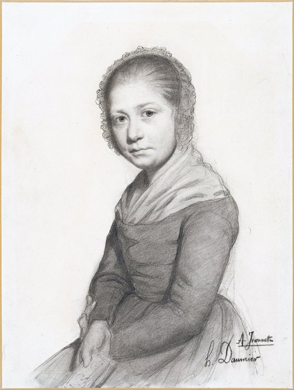 Meisje door Honoré Daumier