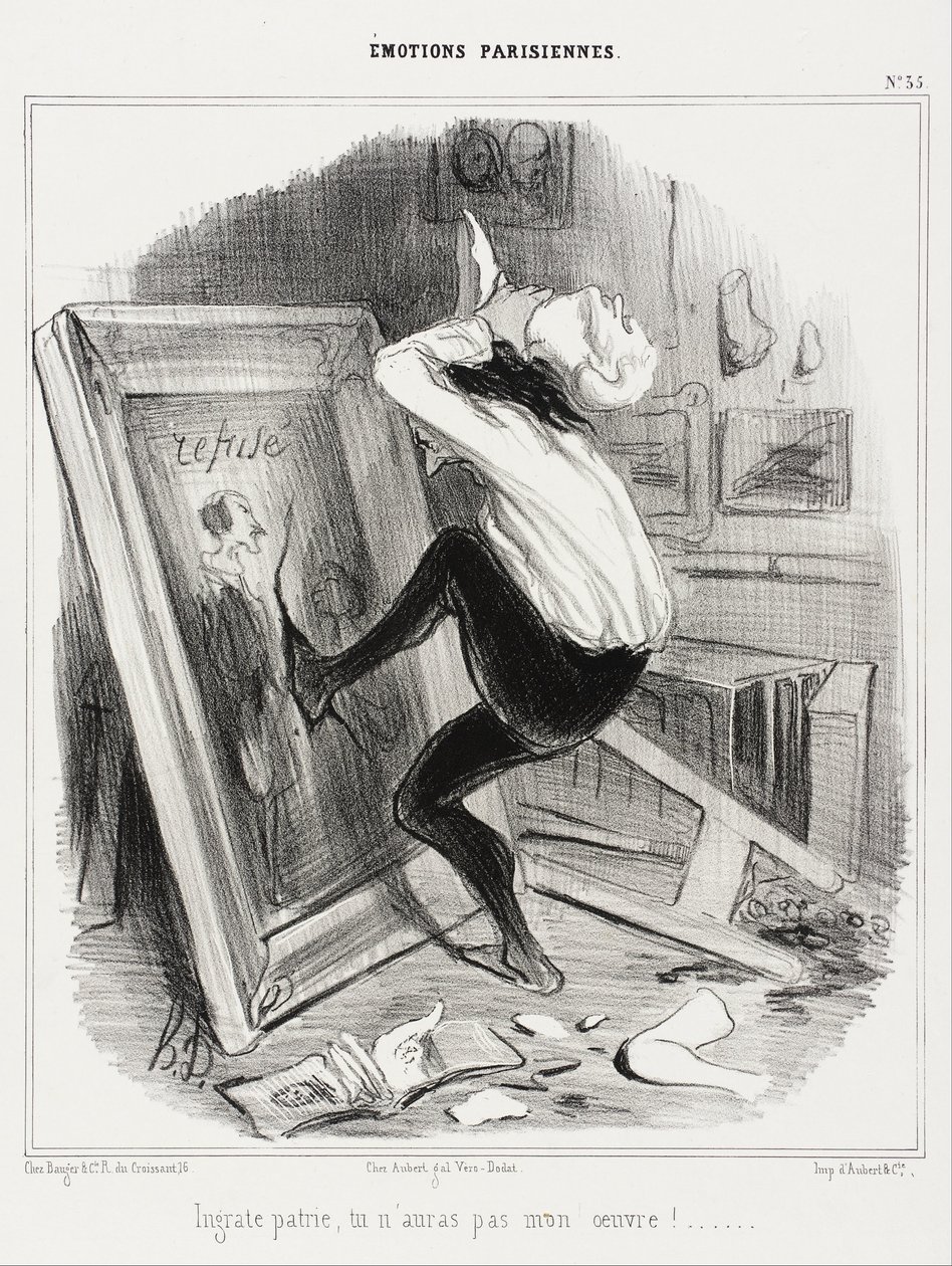 Ondankbaar land, je krijgt mijn werk niet!... door Honoré Daumier