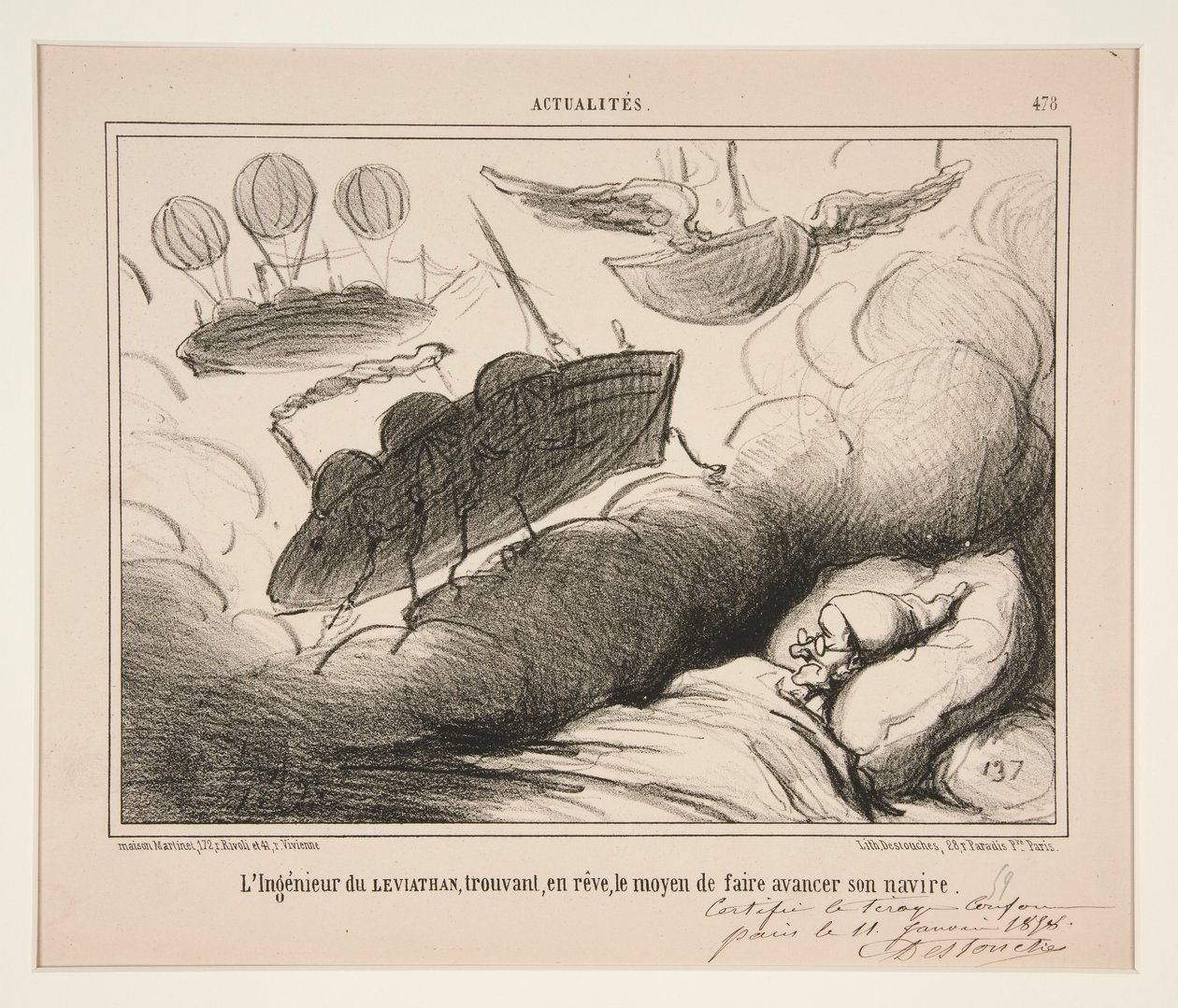 L door Honoré Daumier