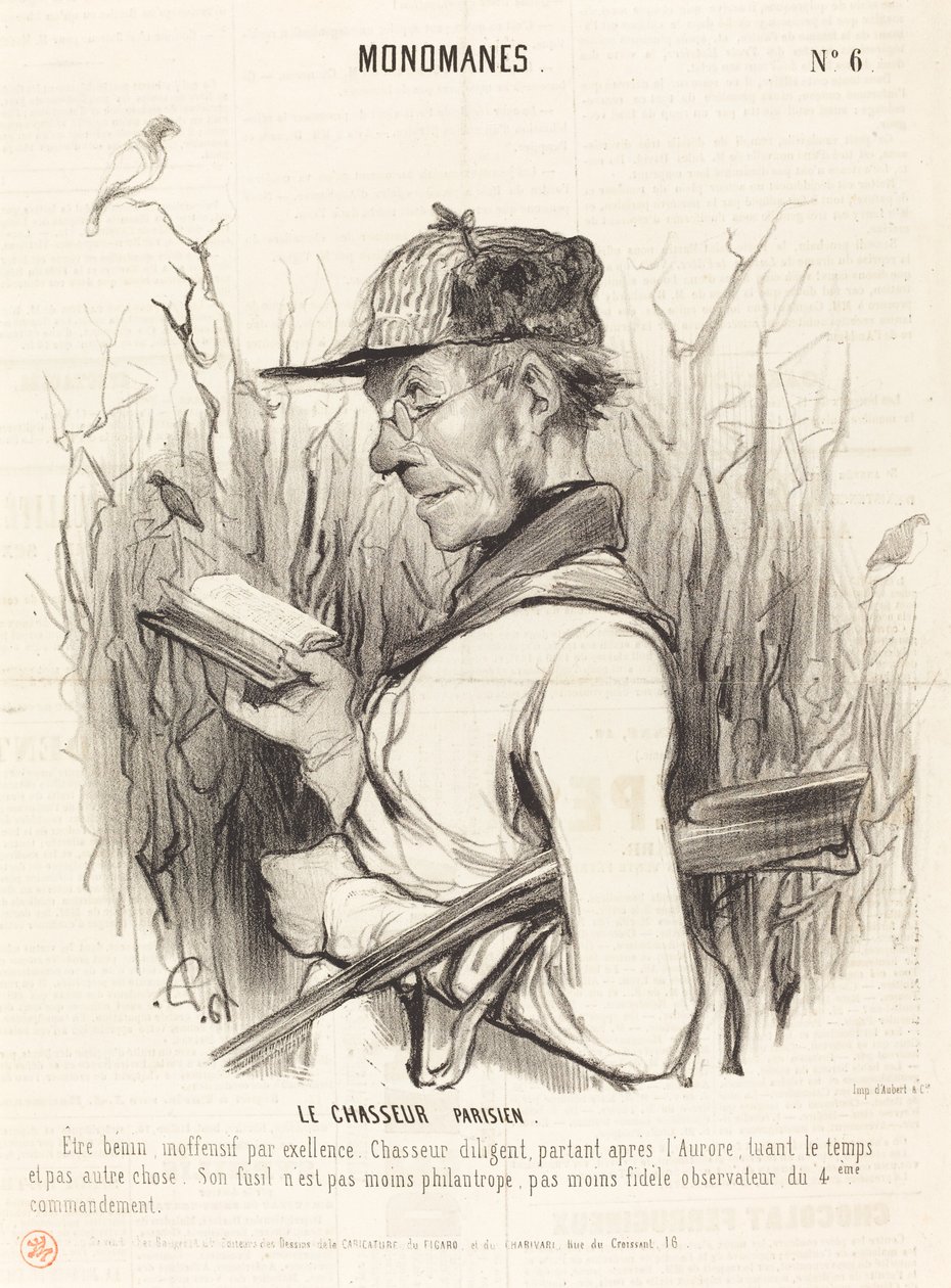De Parijse jager door Honoré Daumier