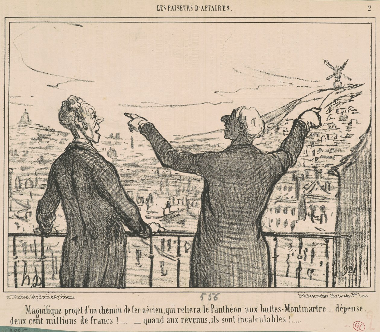 Prachtig project door Honoré Daumier