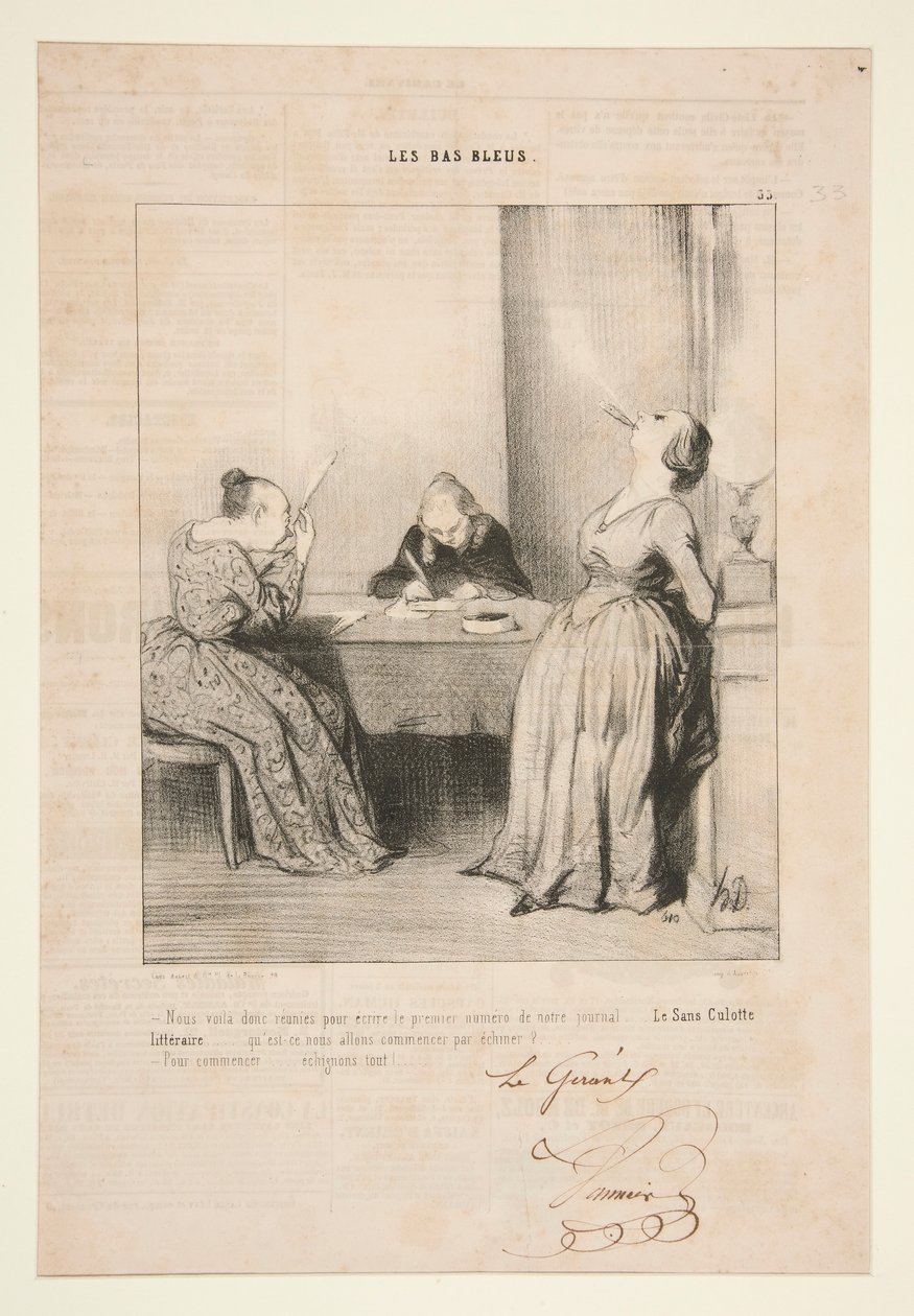 Nous Voila Donc Reunies door Honoré Daumier