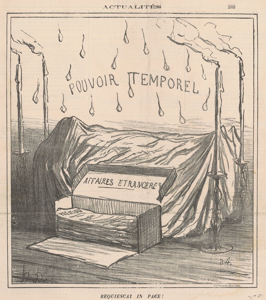 Rust in vrede! door Honoré Daumier