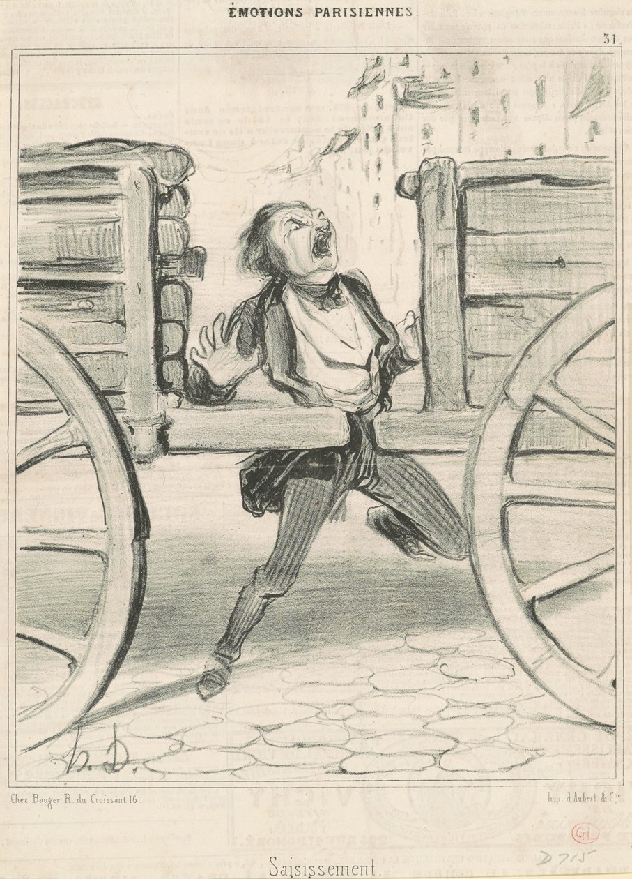 Schrik door Honoré Daumier