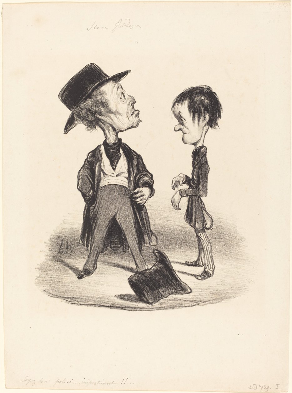 Wees Dus Beleefd... door Honoré Daumier