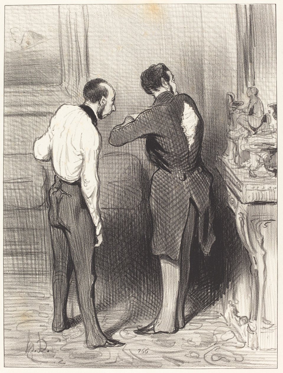 Je kleding past me, ik leen het... door Honoré Daumier