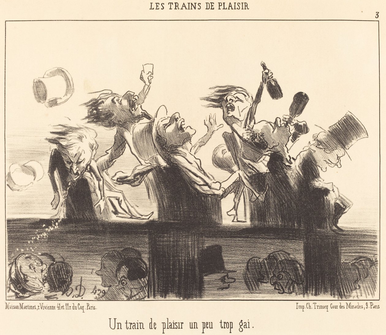 Een Iets te Vrolijke Plezierreis door Honoré Daumier