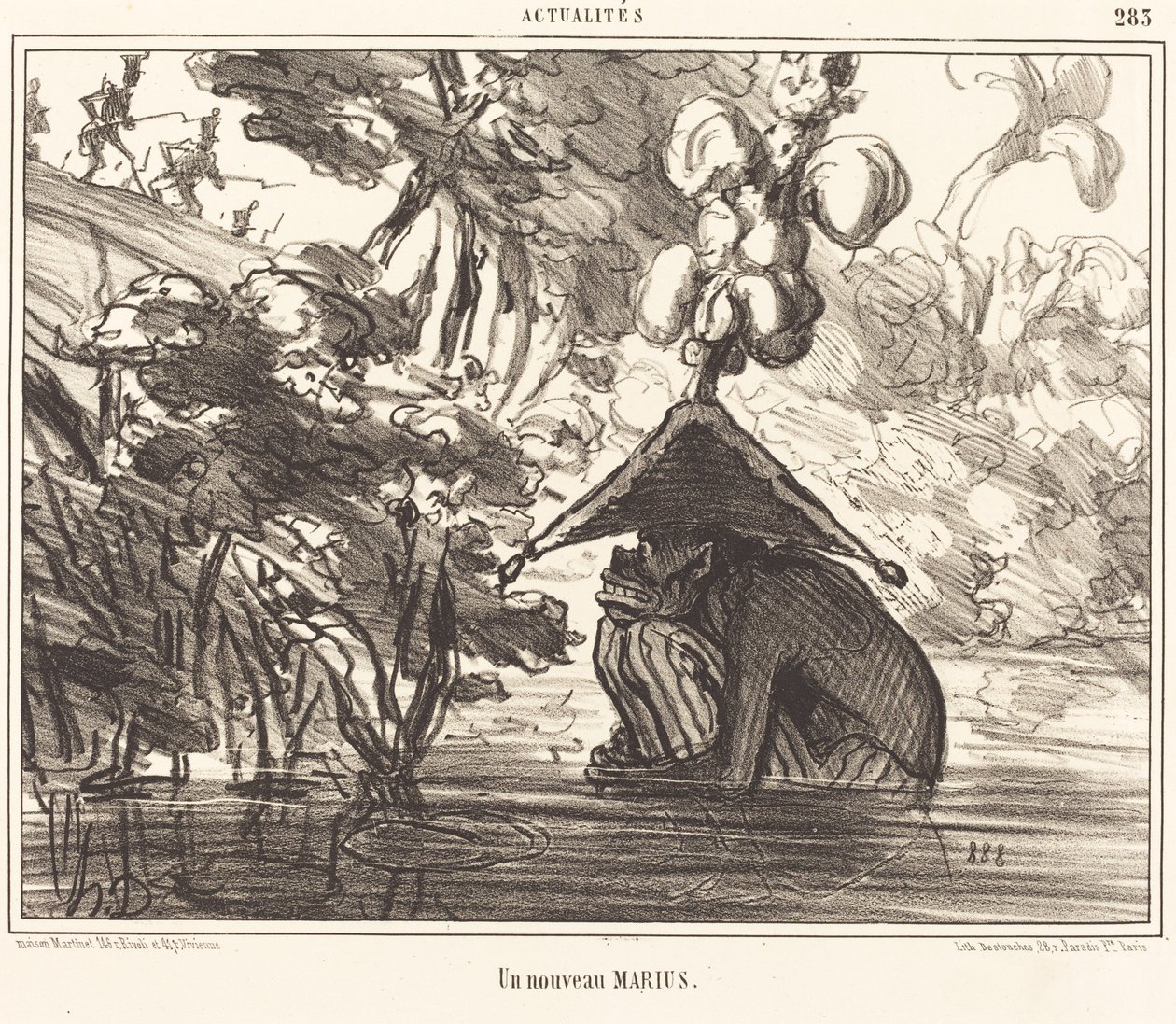 Een nieuwe Marius door Honoré Daumier