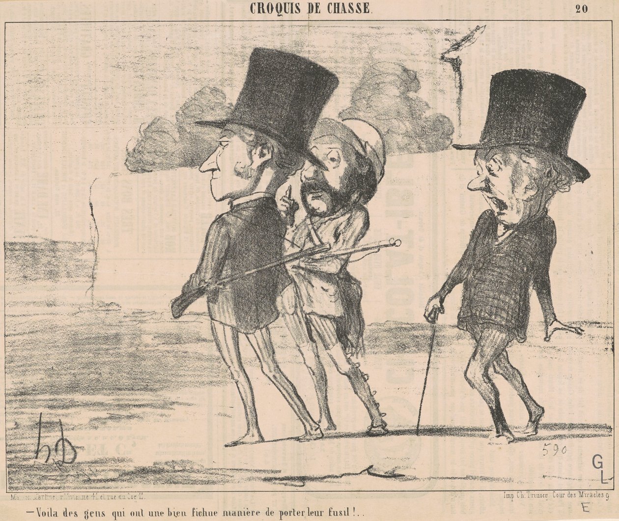 Kijk, mensen hebben een... verdomde manier... door Honoré Daumier