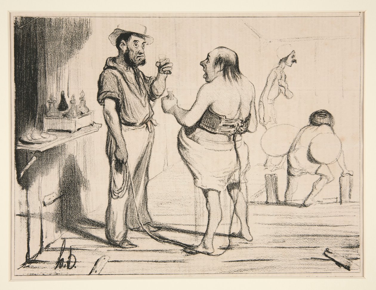 Voyez vous, Bourgeois, vous etes justement dans l door Honoré Daumier