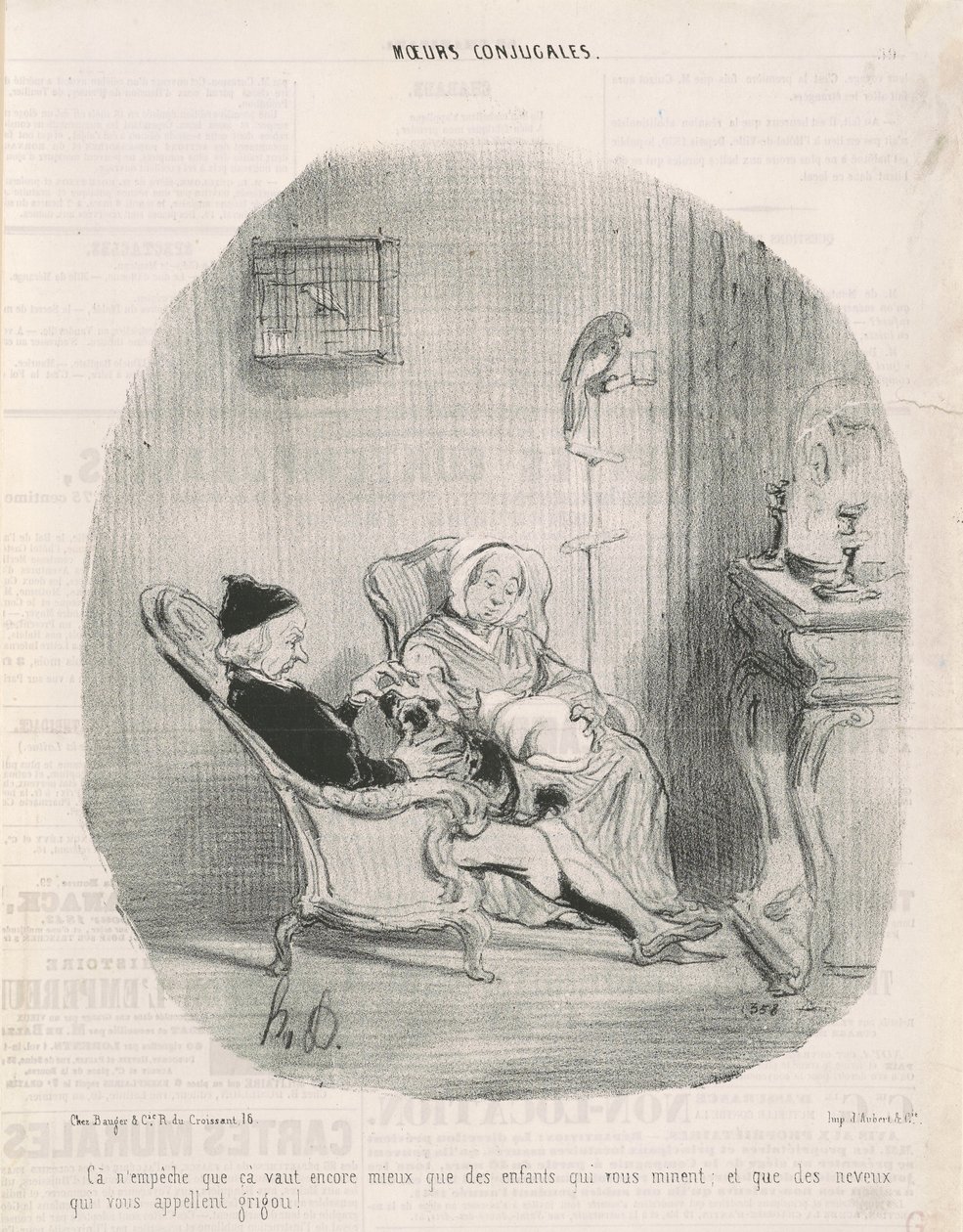 Dat verhindert niet dat het nog steeds beter is... door Honoré Daumier