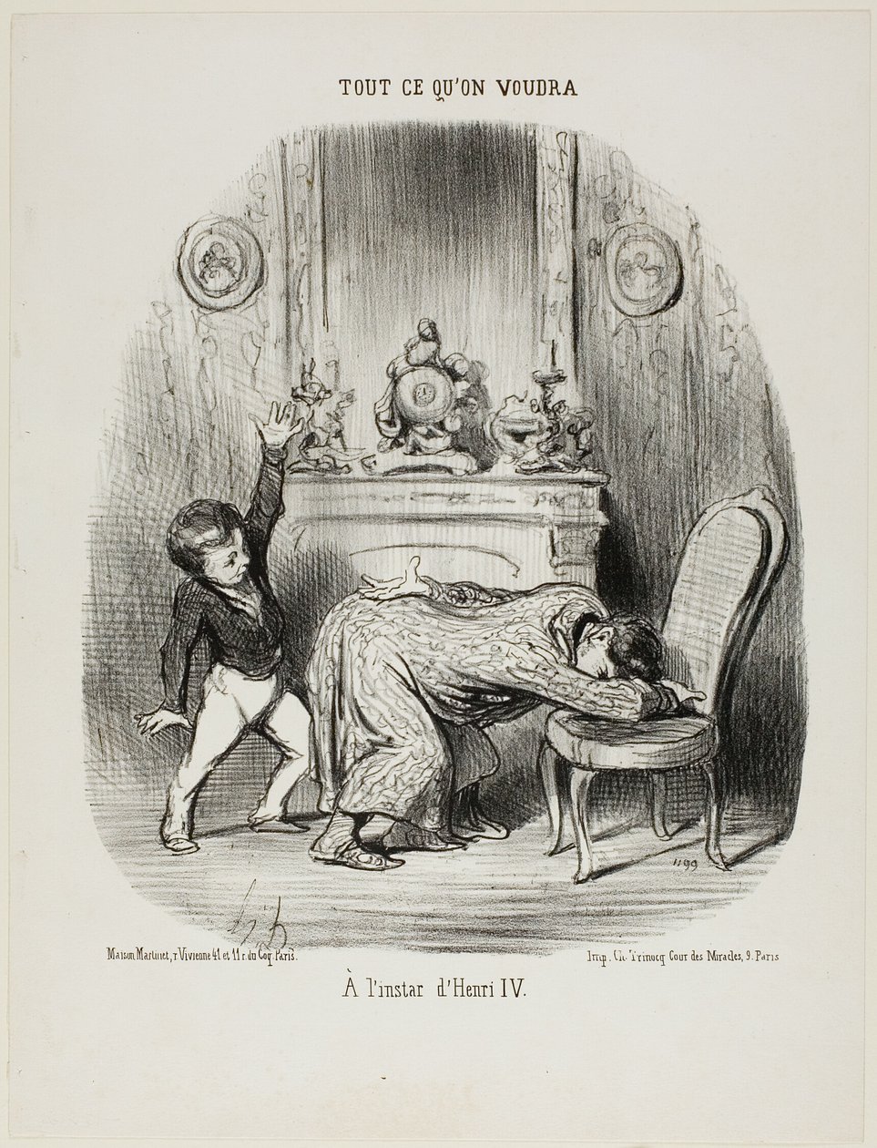 Op de manier van Henry IV, uit Tout Ce Qu