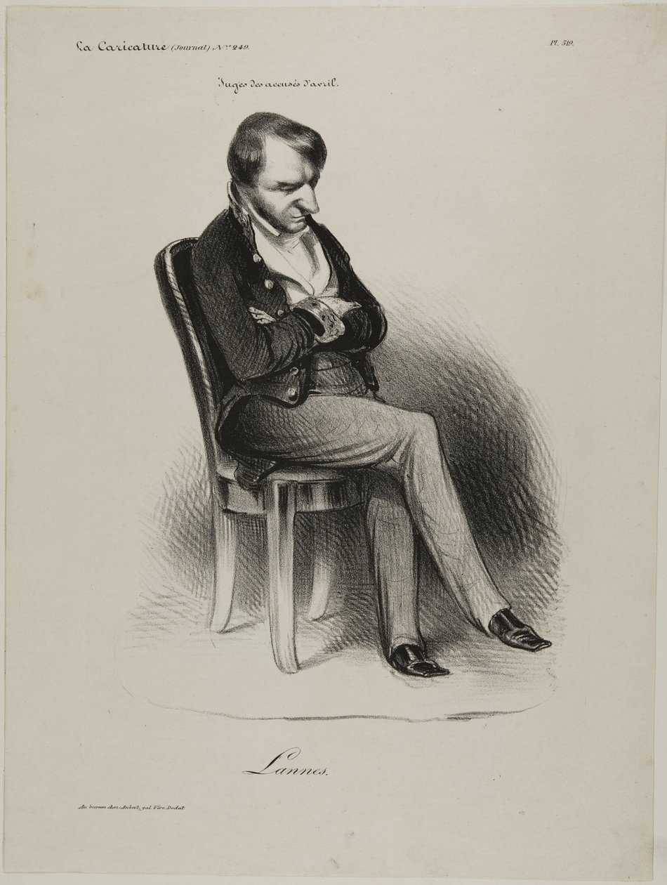 Lannes, plaat 519 door Honoré Victorin Daumier