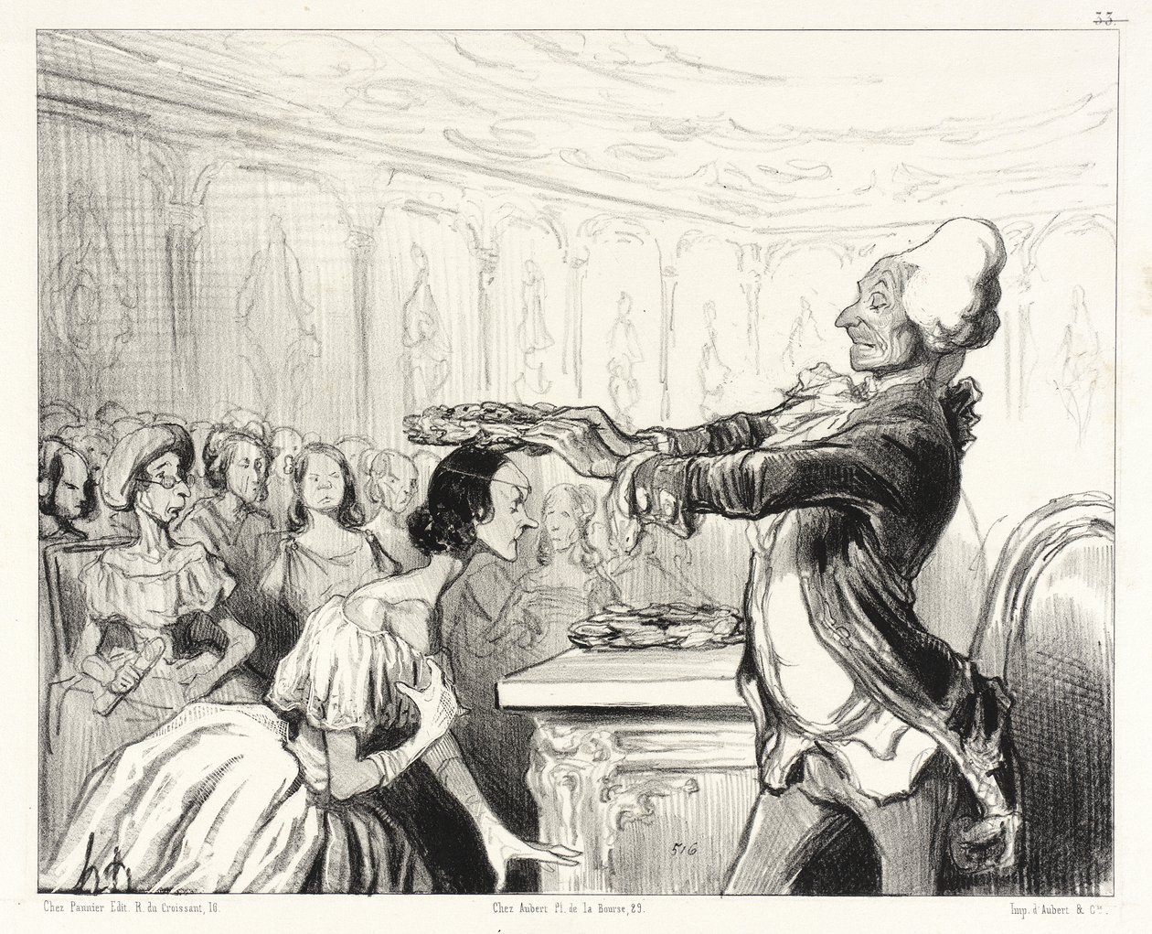 Academie van vrouwen door Honoré Daumier