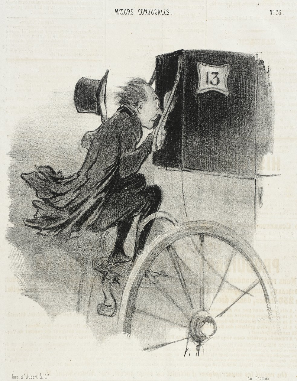 Ah! Dat snap ik helemaal, daar ben ik zeker van!... door Honoré Daumier