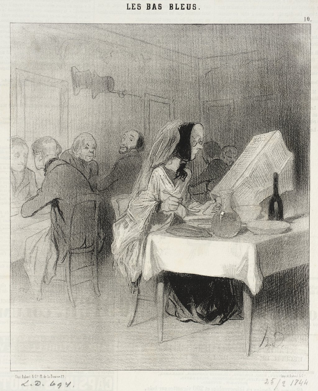 Kom op!... er is nog geen recensie verschenen over mijn roman... door Honoré Daumier