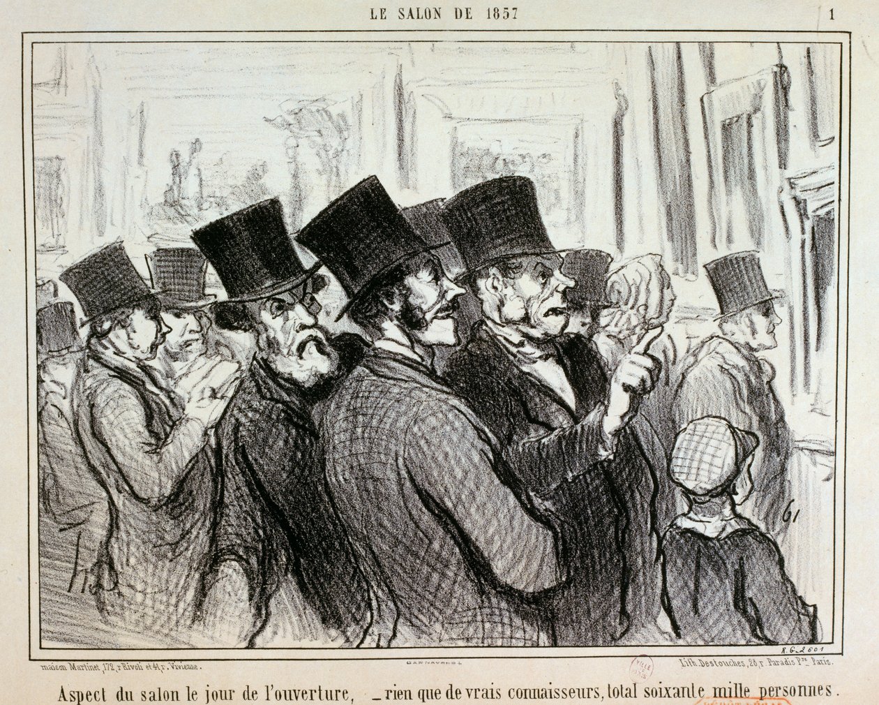 Hoe de beurs er op de openingsdag uitzag... / 1. door Honoré Daumier