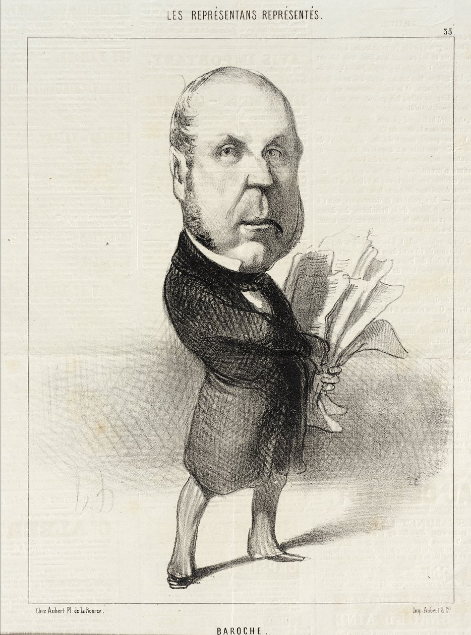 Baroche door Honoré Daumier