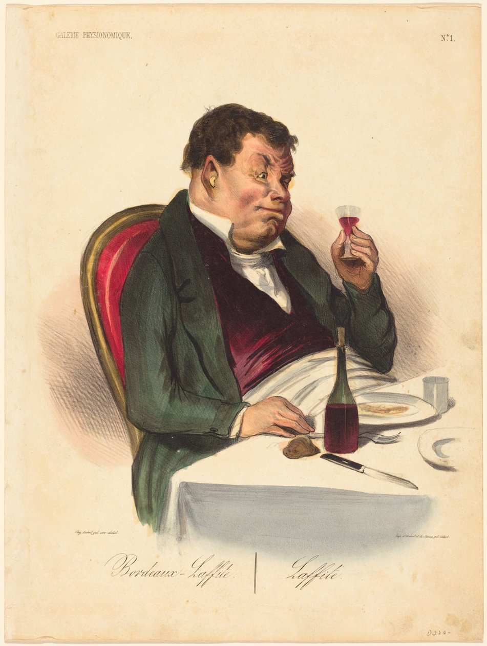 Bordeaux-Laffite door Honoré Daumier