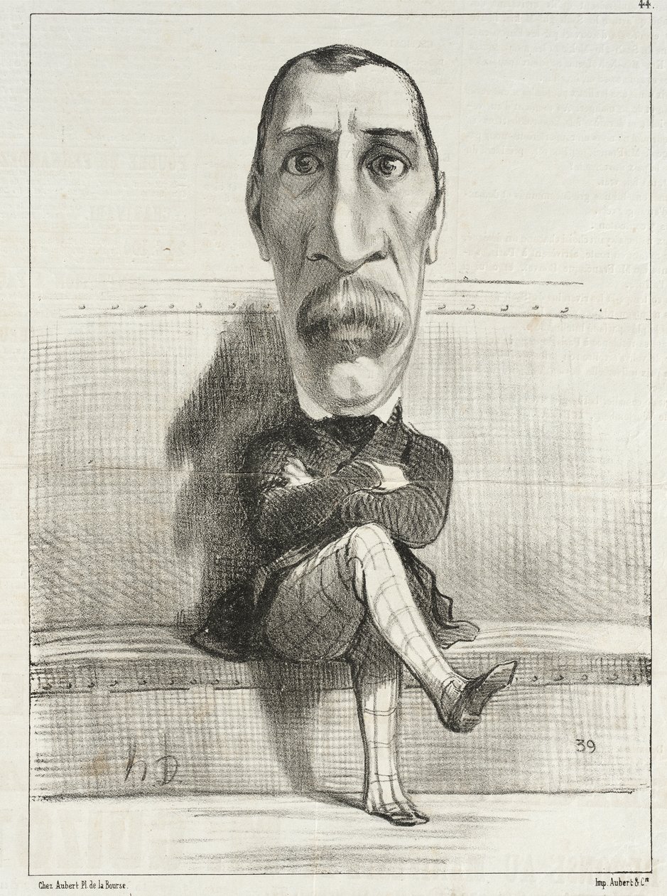 Buvignier door Honoré Daumier