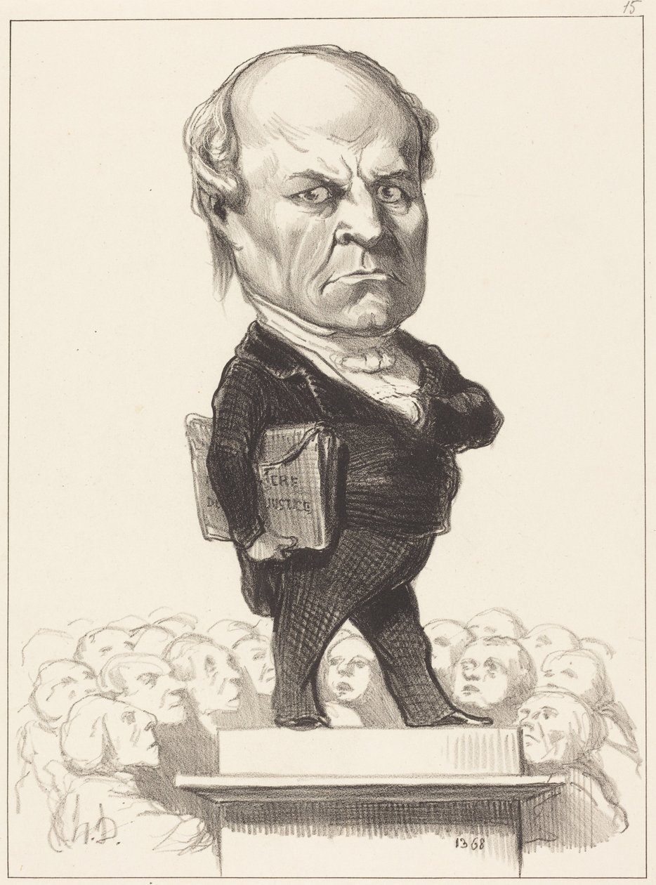 C.H. Odilon Barrot door Honoré Daumier