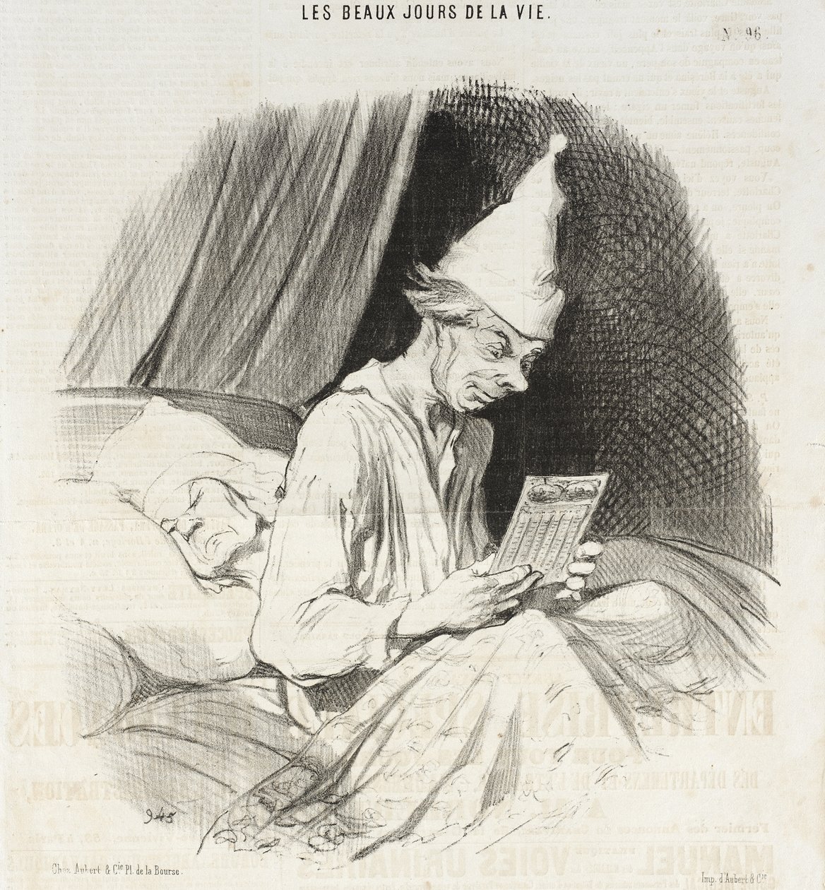 Het is vandaag, 28 juli, inderdaad de dag van Sint-Anna... door Honoré Daumier