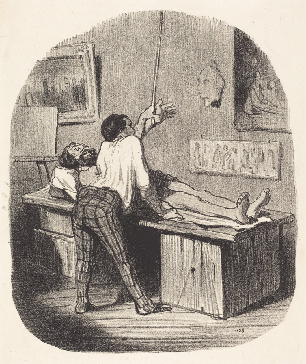 Hoezo, Saint-Gervais heeft dit genomen... door Honoré Daumier