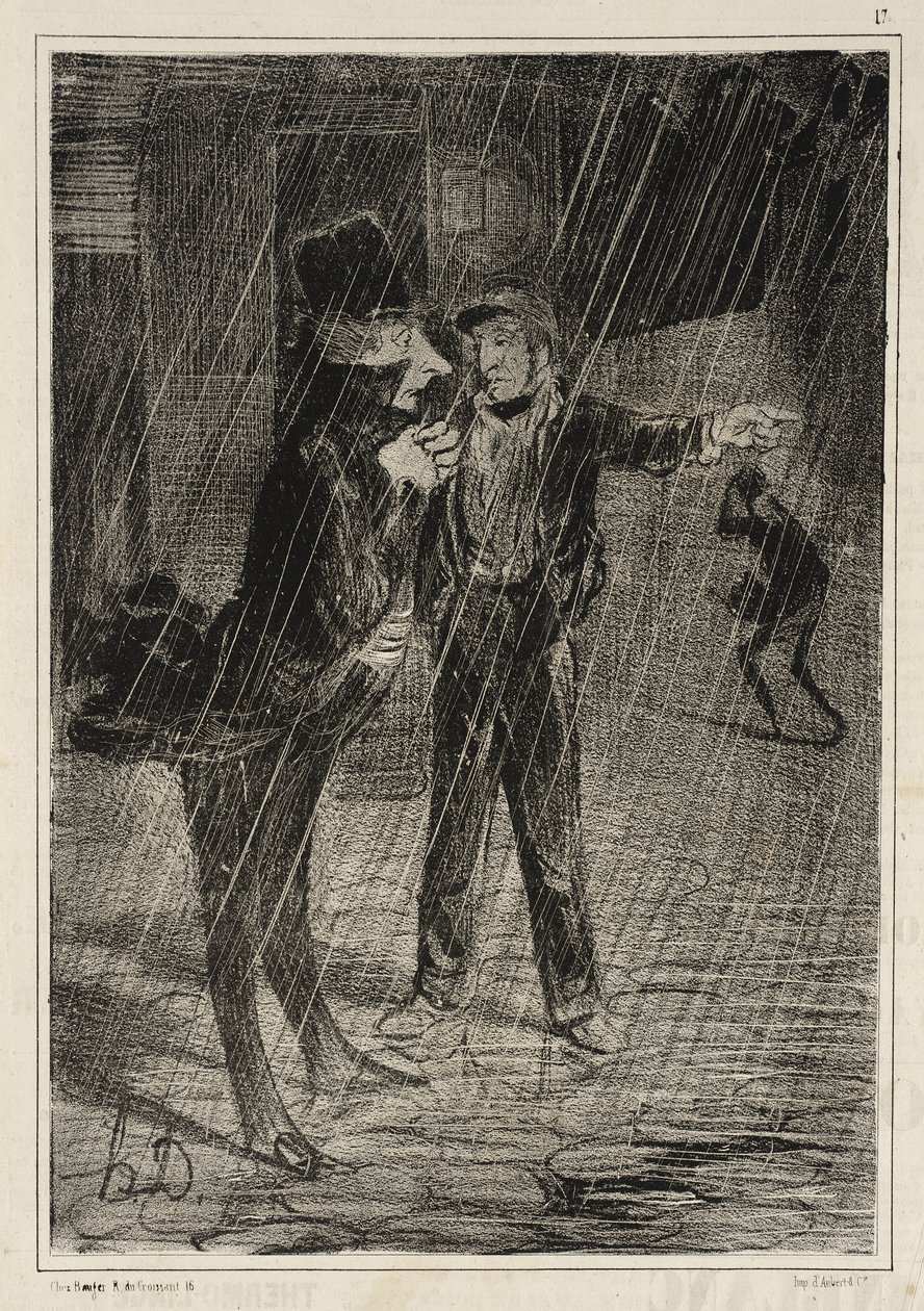 Hoe in Chaillot! door Honoré Daumier