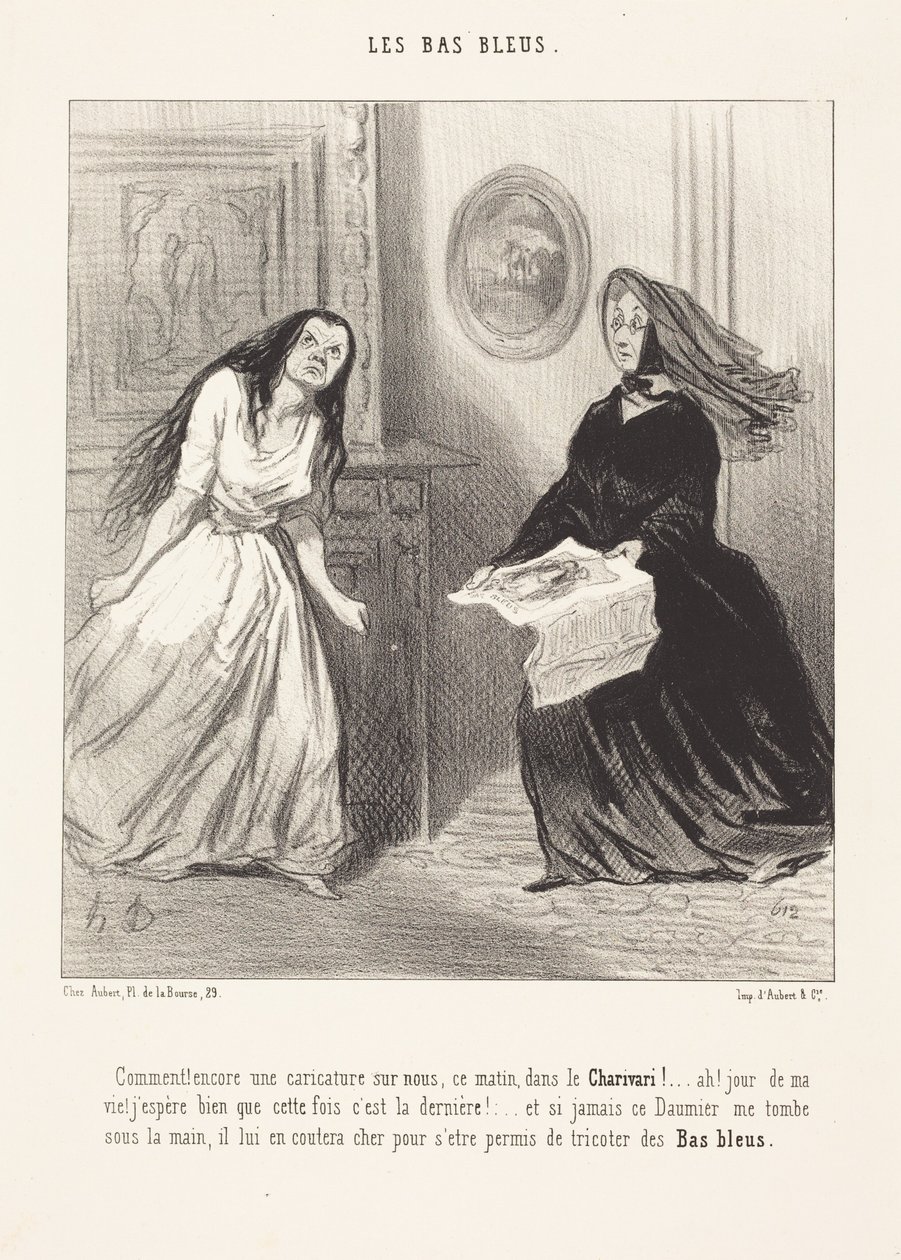 Wat! Alweer een karikatuur over ons... door Honoré Daumier