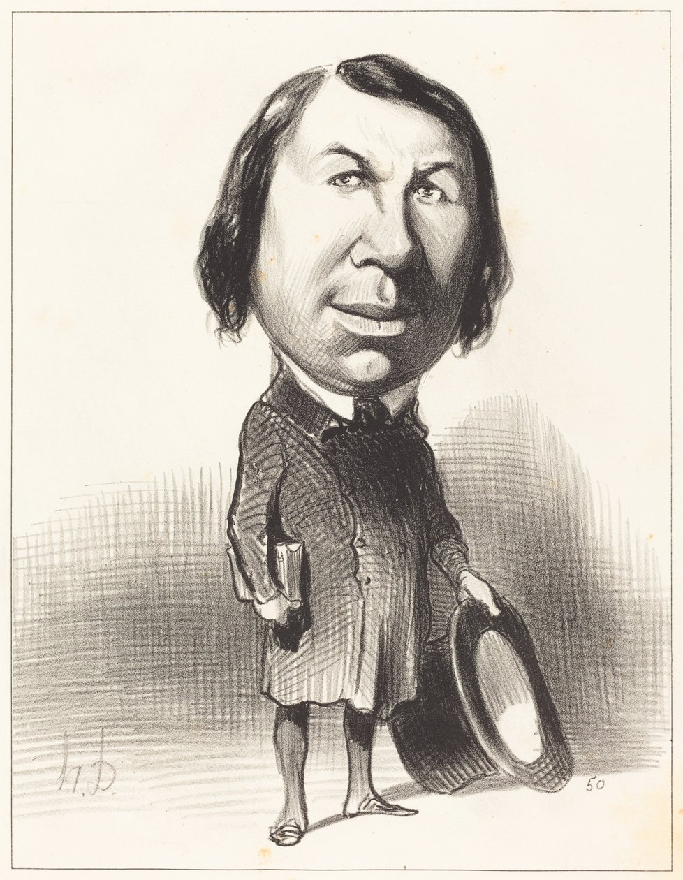 Graaf de Montalembert door Honoré Daumier