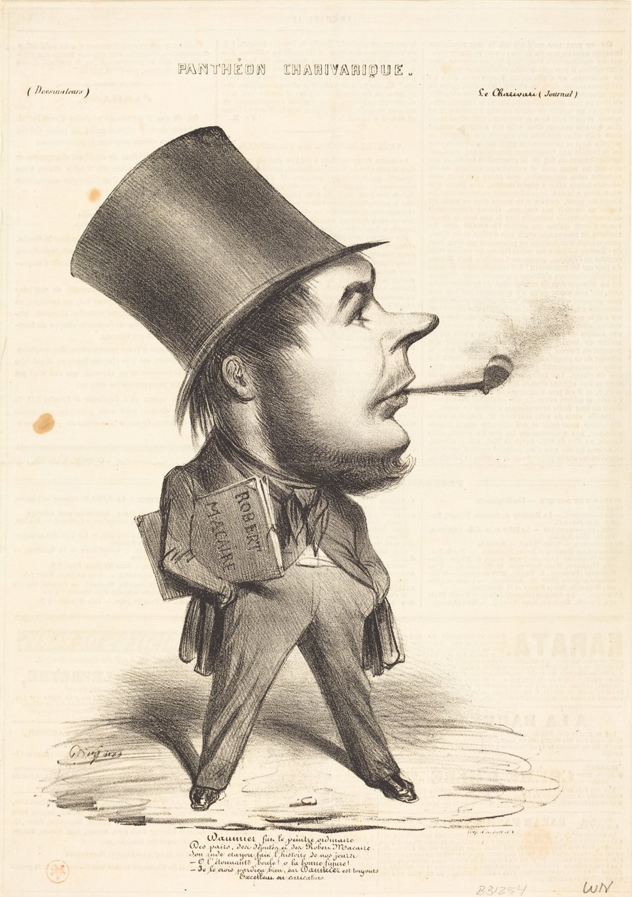 Daumier was de gewone schilder... door Honoré Daumier