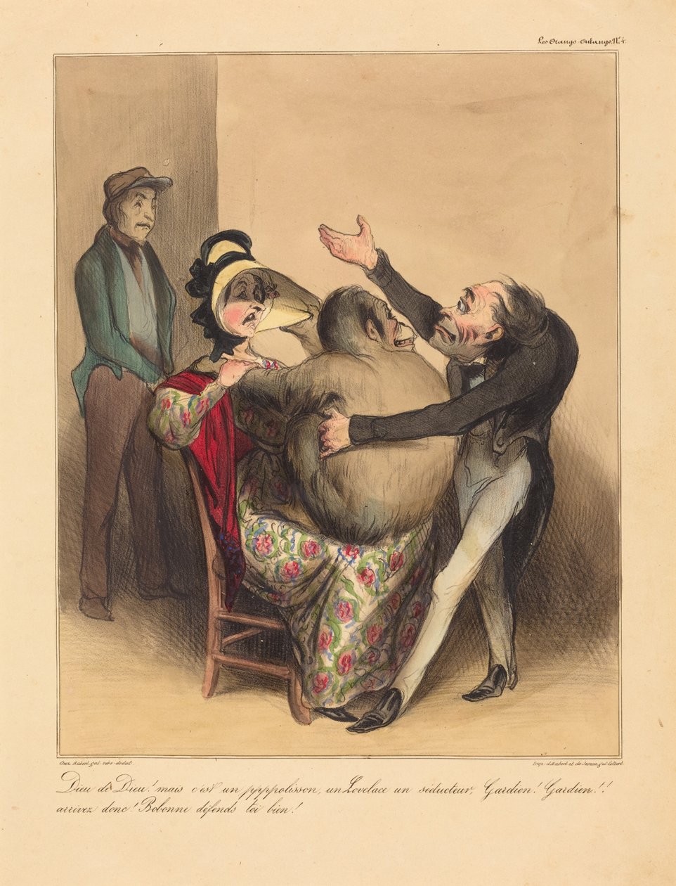 Dieu de Dieu! aber das ist ein Schlingel... door Honoré Daumier