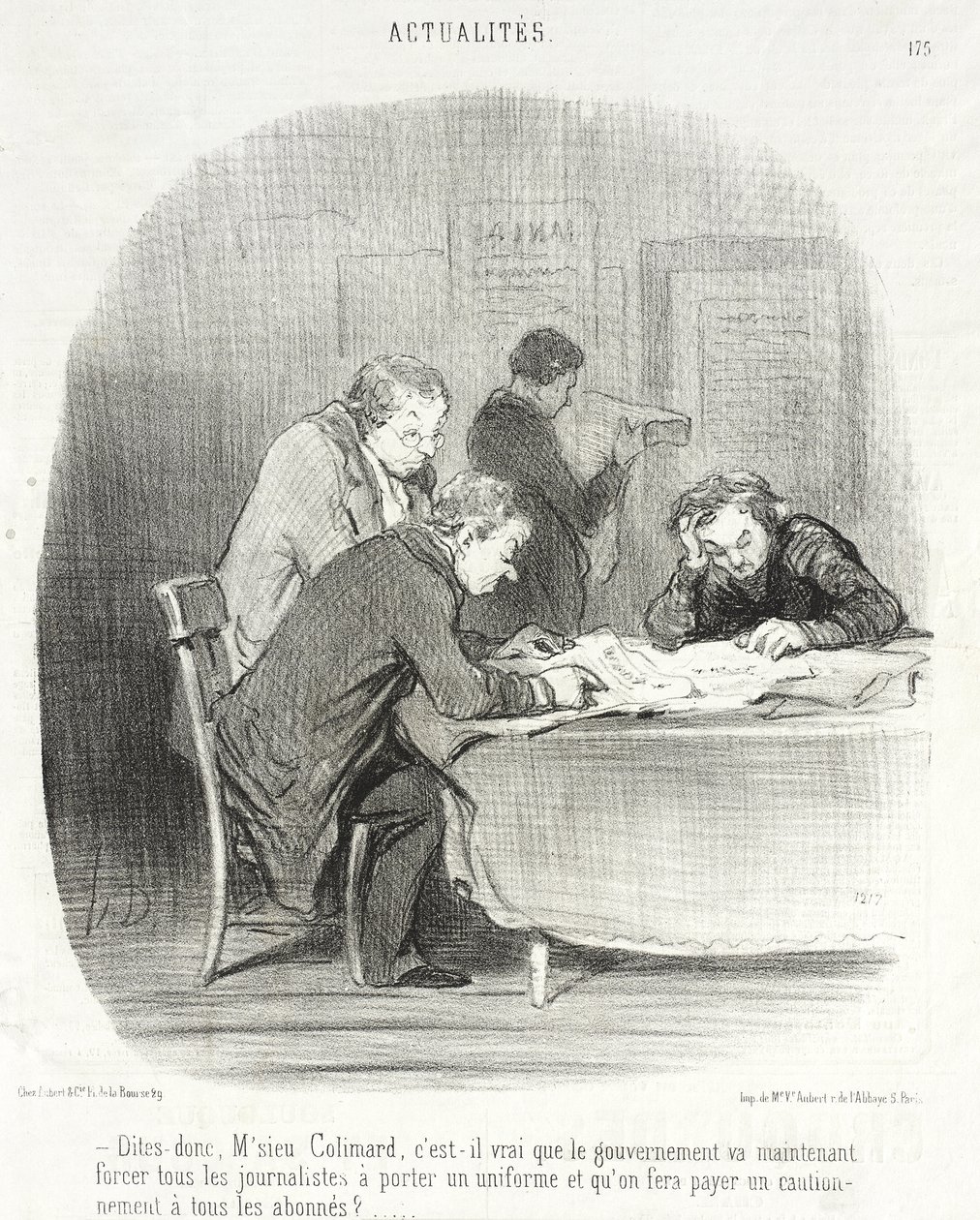Zeg eens, meneer Colimard... door Honoré Daumier