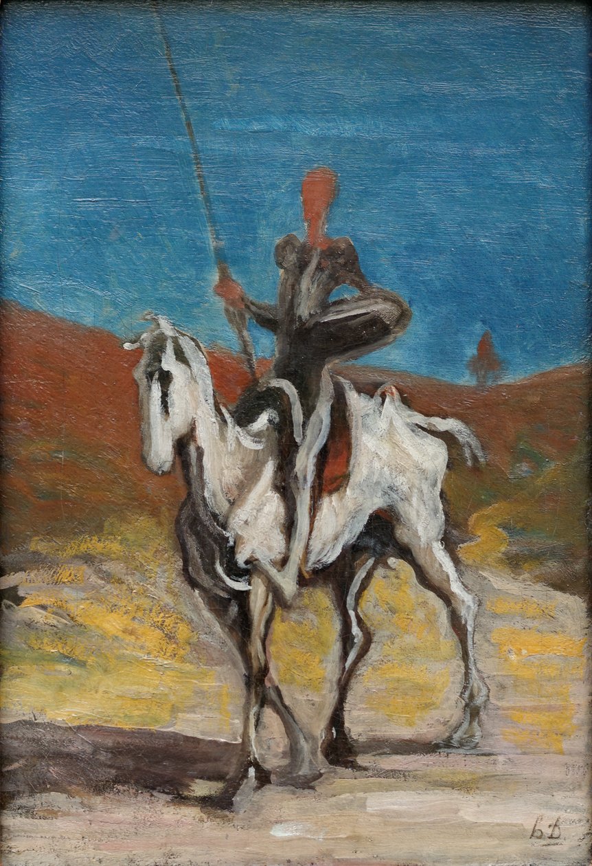 Don Quichot en Sancho Panza door Honoré Daumier