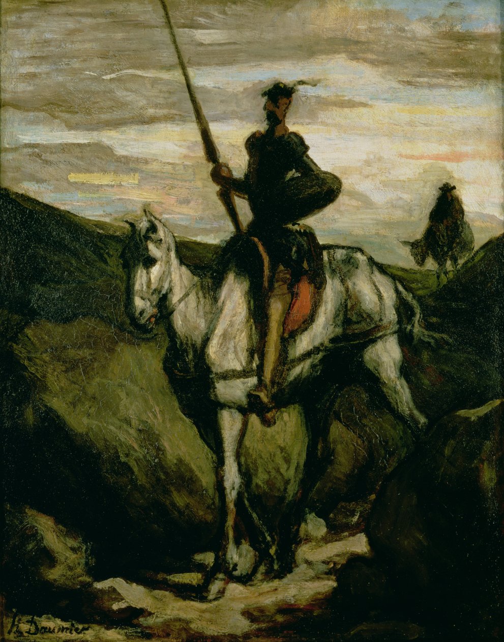 Don Quichot door Honoré Daumier