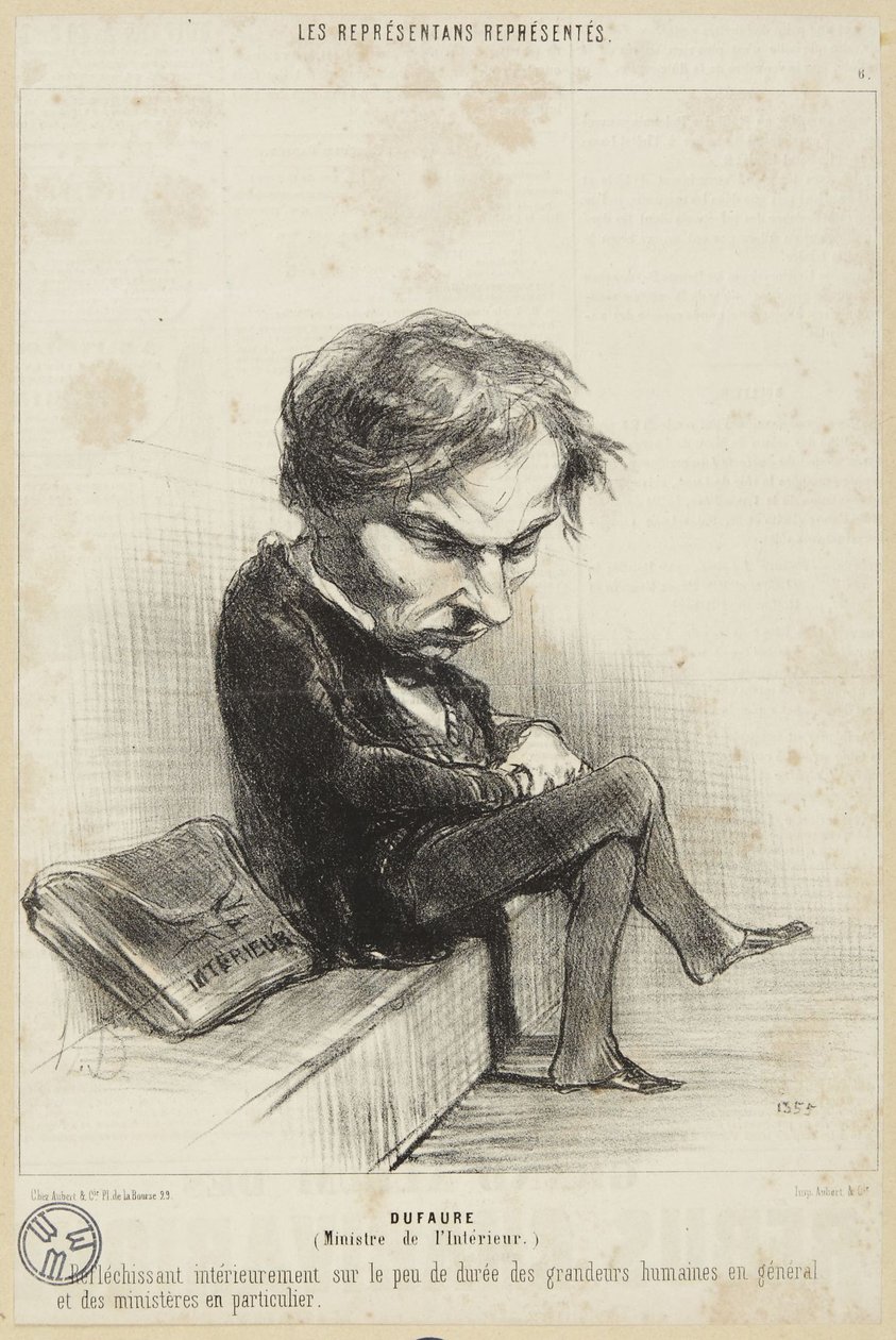 ‘Dufaure’ door Honoré Daumier