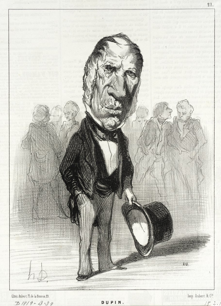 Dupin door Honoré Daumier