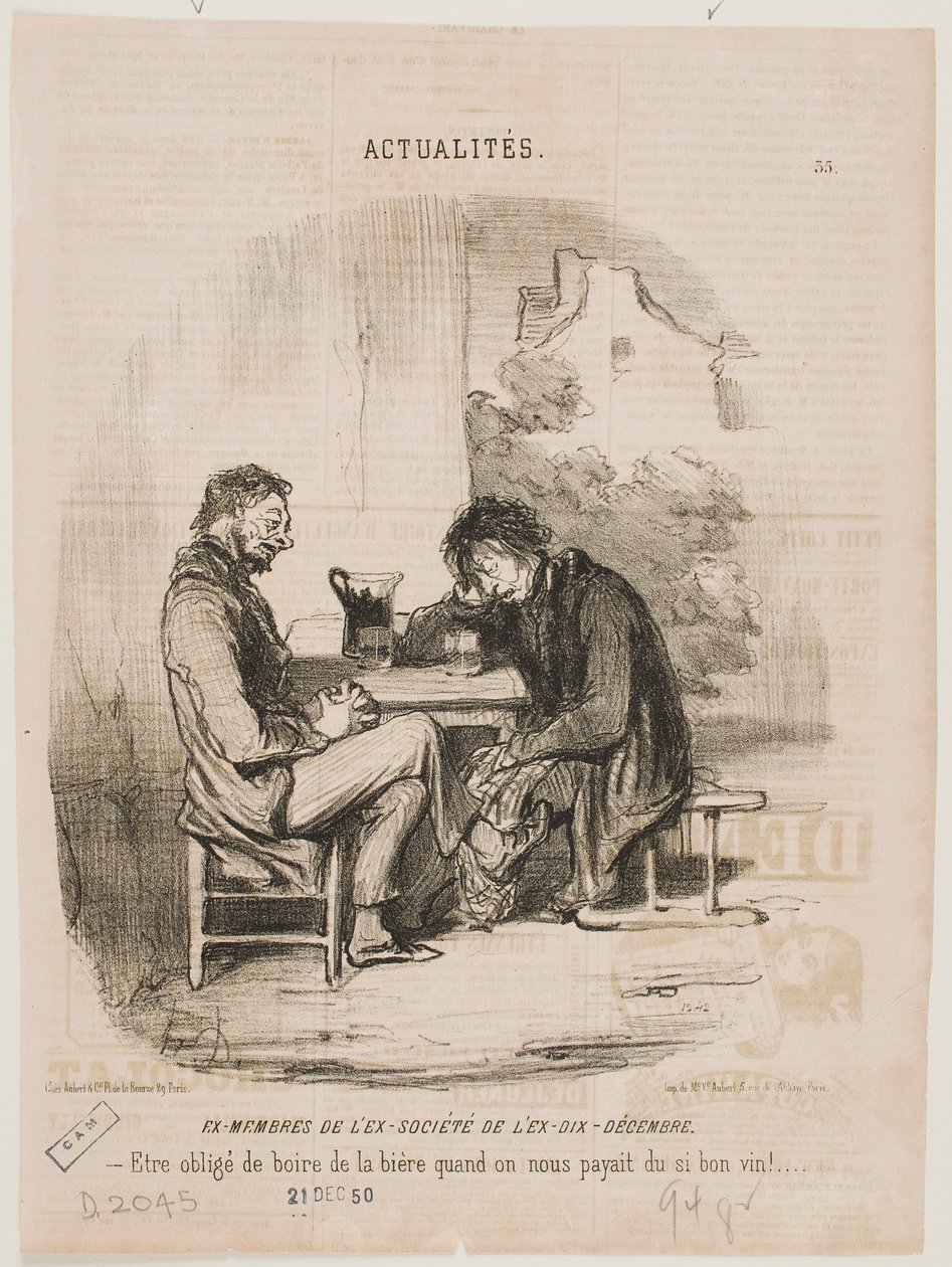 Oud-leden door Honoré Daumier