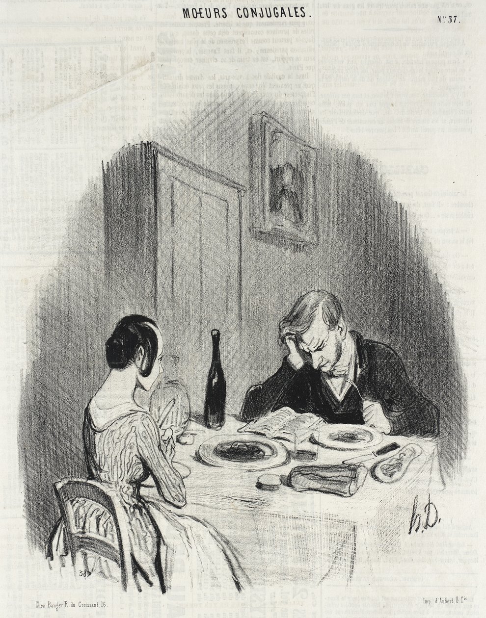 Dat is nog eens een leuk genre!... door Honoré Daumier