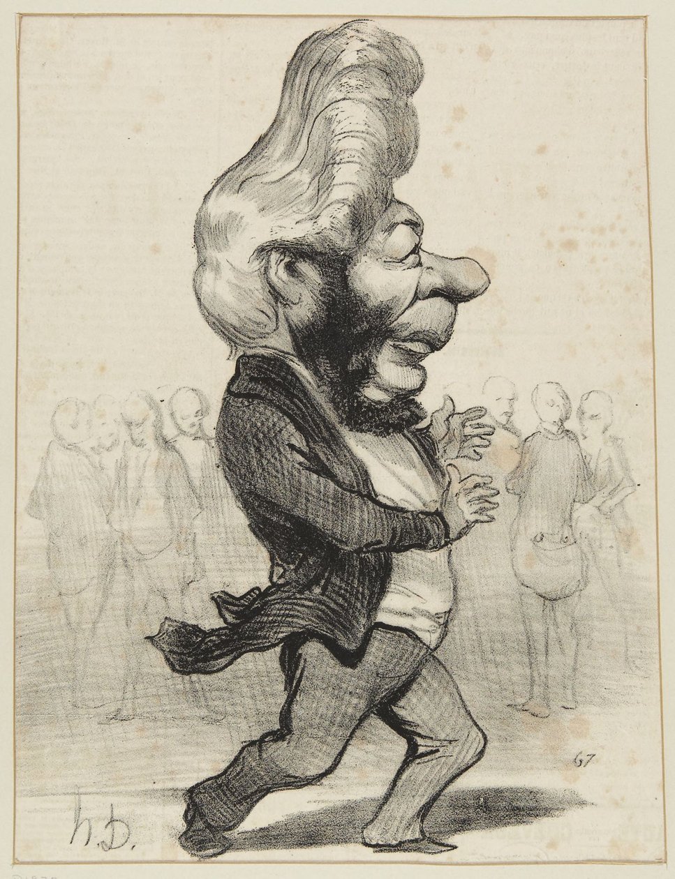 ‘Ferdinand Favre’ door Honoré Daumier
