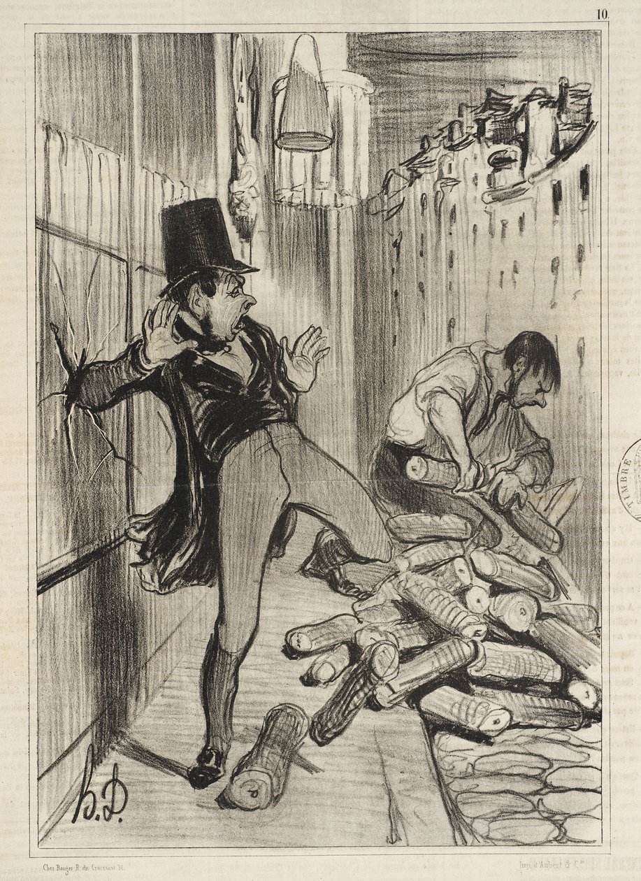 Verdorie!... wat zijn die wezens saai! door Honoré Daumier